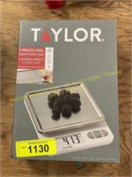 Taylor stainless steel digital kitchen scale