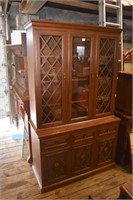 Solid Mahogany China Closet