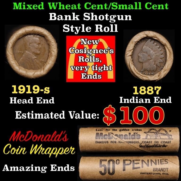 Small Cent Mixed Roll Orig Brandt McDonalds Wrappe