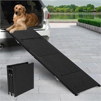 Dog Car Ramp for Large Dogs, Foldable Dog Steps A
