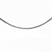 18" Classic Box Link Chain Sterling Silver