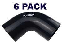 6 PACK Ronteix 3.15'' 80MM Silicone Elbow Coupler