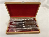 Set of 6 Knives With Case