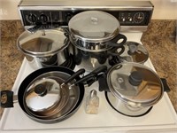 Estate Lot of 10 Pots Pans & More
