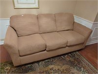 Tan couch Approx 77long