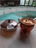 Royal Chef saute pan and copper pot