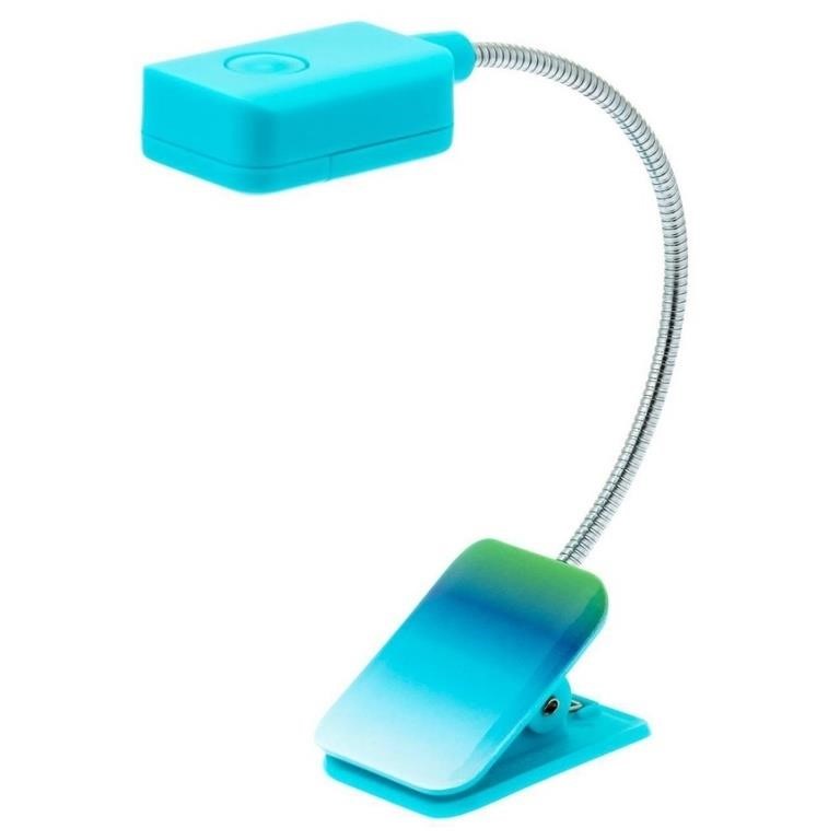 French Bull Clip Light - Blue Ombre LED