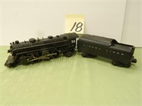 Lionel #1666, 1946-47 2-4-2 Locomotive & Tender -