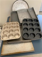 Baking tins, Muffin Pans lot