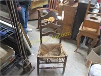 WOODEN CHAIR-NEED WORK