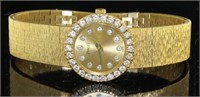18kt Gold Lady Piaget Diamond Cocktail Watch