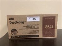 3M Doodlebug Brown Scrub N Strip Pads