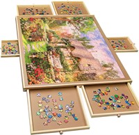 1500 PCS Puzzle Table  6 Drawers  Adults/Kids