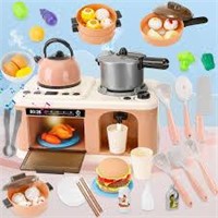 Nbpower 52Pcs Kids Play Kitchen Accessories Toy fo
