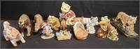 Box of animal figurines