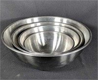 Five Piece Stainless Mixing Bowl Set