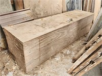 Large Wooden Lift Top Feed Box