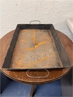 Vintage Handled Metal Tray