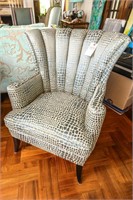 Upholstered Wingback Chair