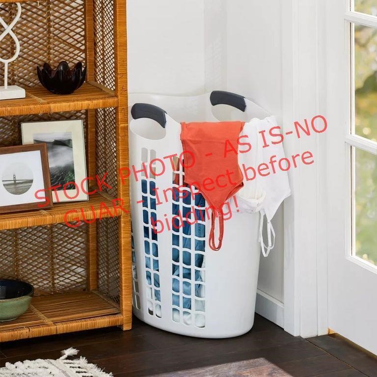 Gracious Living Easy Carry Vented Laundry Hamper