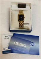 Seiko Cabochon Crown Watch in Box - Needs Battery
