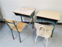 Antique School desks