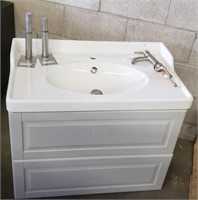 Ikea Vanity w/Sink & Tap 33" x 20" x 28"