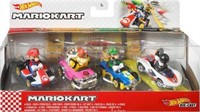Hot Wheels Mario Kart Die-Cast Characters, 4PK