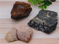 MIXED LOT ROCK STONE LAPIDARY SPECIMEN