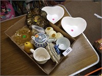 Heart Shaped Bowls, Solar Candle Light & Other