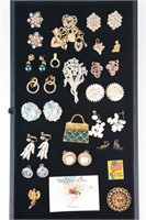 Vintage Brooch and Earring Collection