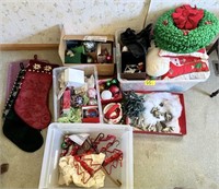 Christmas Clean up Lot with Ornaments & More