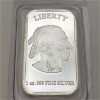 1 Oz. 999 Fine Silver Bar