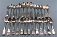 (26) American Coin Silver Spoons