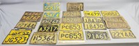 Vintage Pennsylvania License Plates