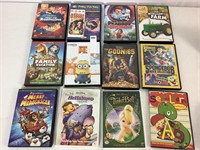 12 ASSORTED DVD'S