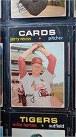 1971 Topps Baseball Jerry Reuss St Louis Cardinals