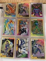 27- Marvel trading cards