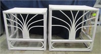 Nesting Tables Painted White