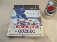 Livre sur l' histoire des Nordiques de Québec