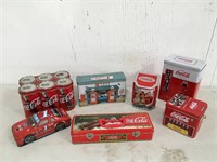 Lot of Coca-Cola Tins