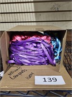 box of asst color lanyards