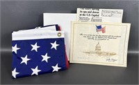 1992 U.S. Flag Flown Over The Capital 3x5’