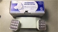 LED emergency light fixture