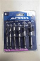 NEW MASTERCRAFT AUGER BIT SET