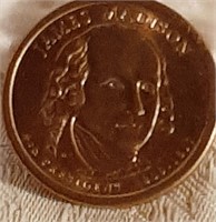 James Madison Presidential Dollar Coin