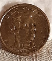 James Monroe 5th President Dollar Coin