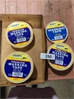 (4) Rolls of Masking Tape