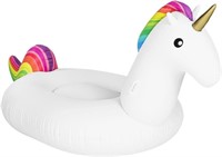 $24  8 ft. Luxury Inflatable Unicorn Pool Float