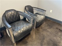 Two airplane chairs
